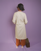 Aamra Beige Cotton Kurti Set